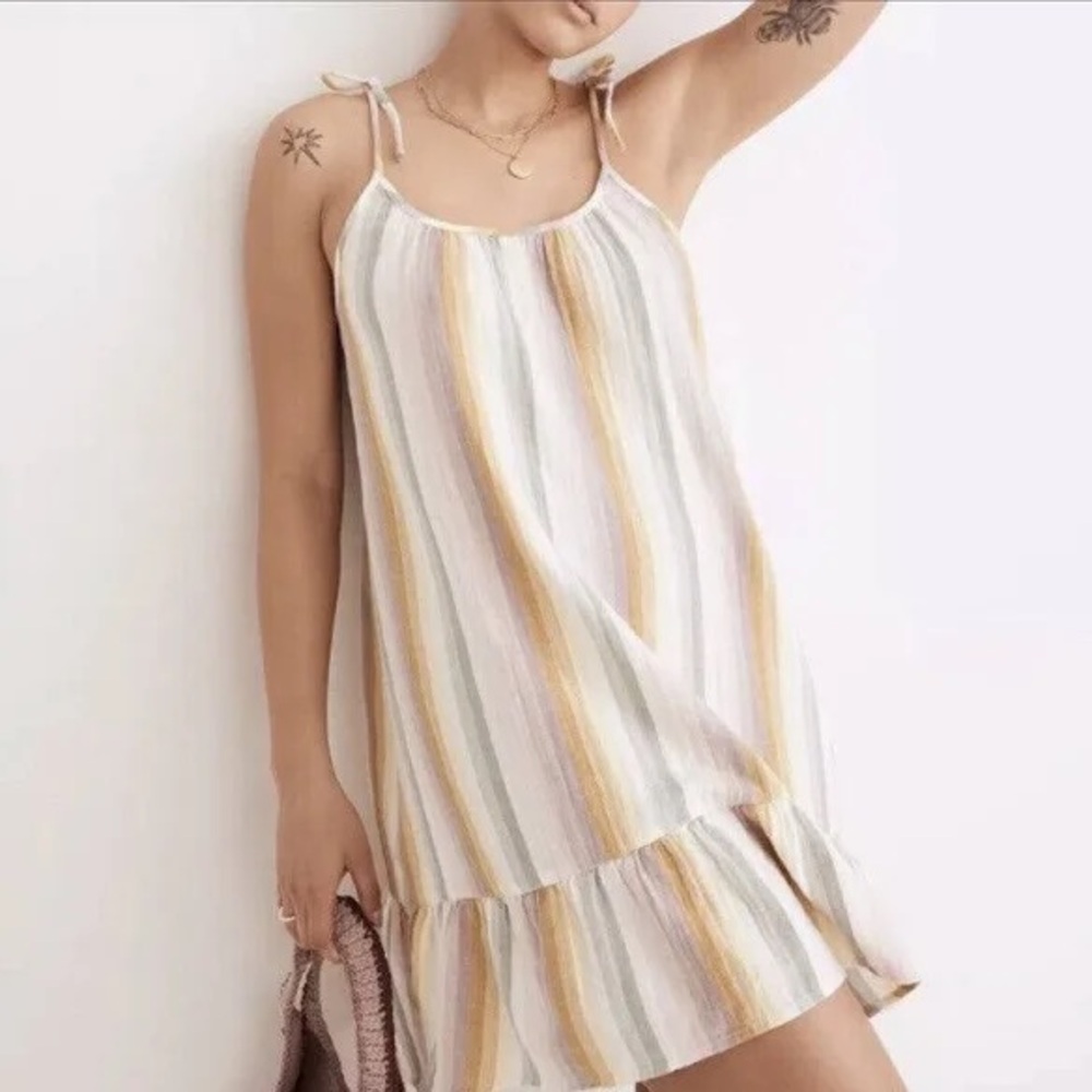 Madewell Multicolor Striped Dress